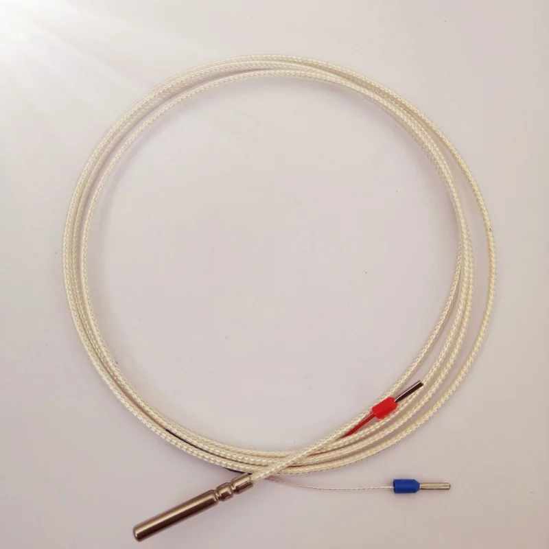 

1.5 meters PT1000 Temperature Sensor 2 Wire with PTFE Coated 1.5M Wire Probe 30mm*4mm Length*Dia. 0-108 centigrade iSentrol