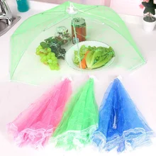 Кружева хранения Тюль стол фрукты складные кухонные Зонты крышки для еды еда дома сетки Анти-москитные