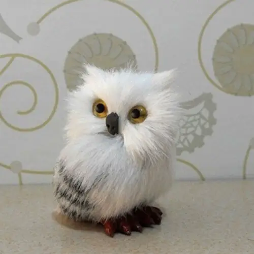 Имитация снежного белого плюша эмуляция Hedwig сова игрушка праздничный подарок