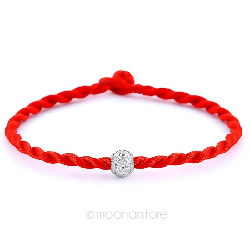 

Red Bracelet Lucky Bead Red Thread String Bracelets Handmade Rope Bracelet for Women Men Jewelry Lover Couple armbanden #20