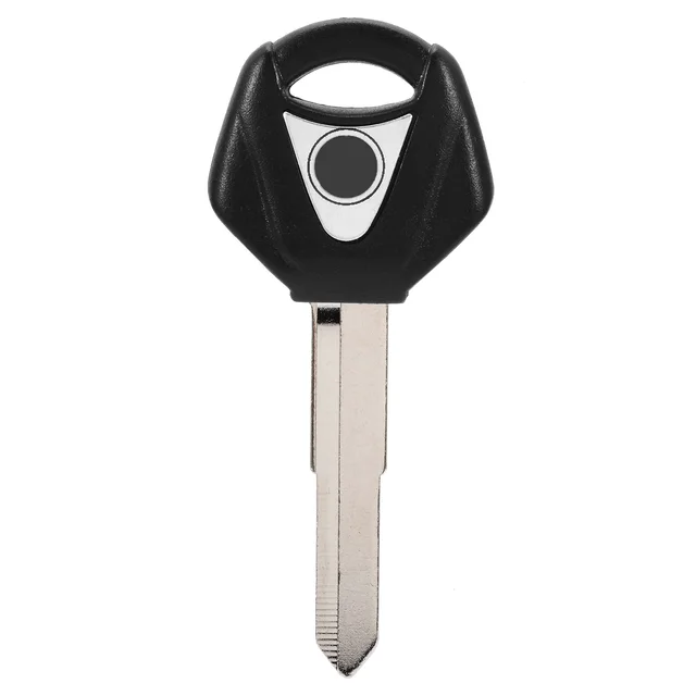 Black 44mm Motorcycle Key Blank for Yamaha Motorbike Metal Uncut Blade