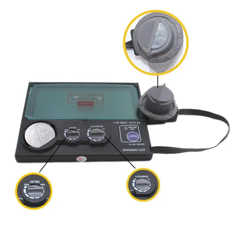 

Solar Automatic Welding Helmet Welding Mask Auto Varnishing Mask Replacement Head-Mounted Welding shield Automatic Dimming