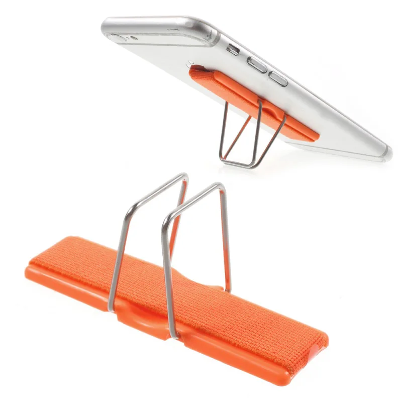 

Phone Holder Mount Finger Grip Elastic Band Strap With Stand For Smartphone