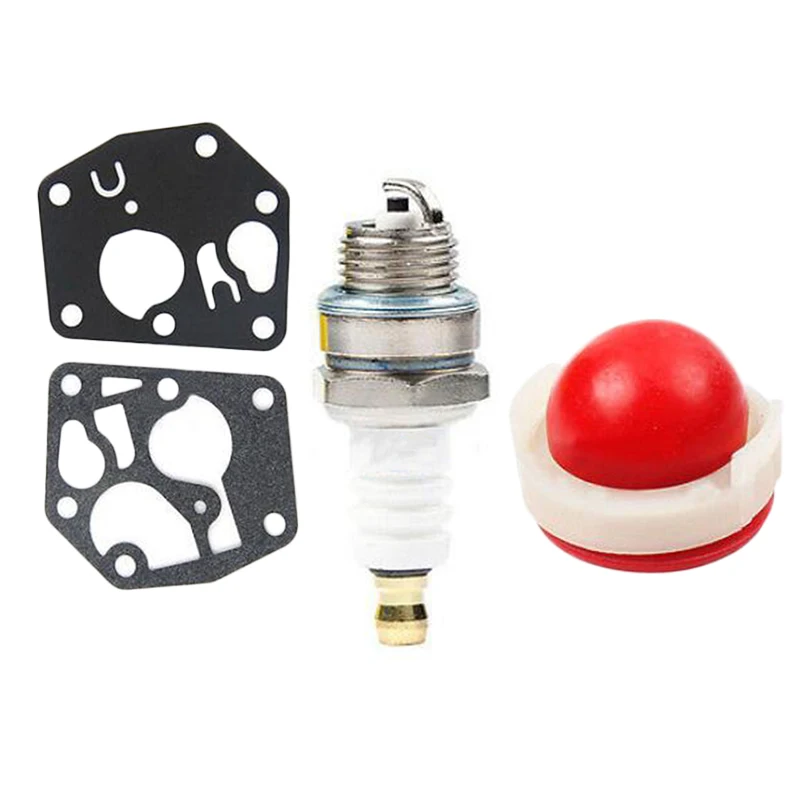 

Carburetor Primer Bulb Gasket Spark Plug Repair Kit For Briggs & Stratton 795083