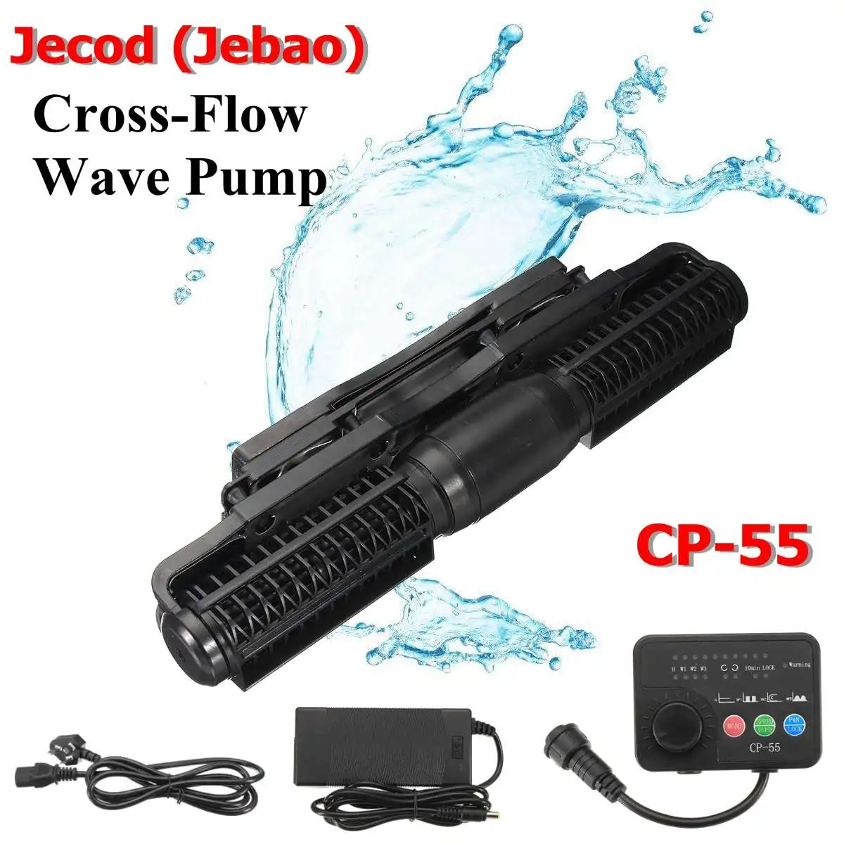 

110V~220V Jebao CP-40/CP-55 Cross Flow Pump Wave Maker Water Pump Wavermaker with Controller