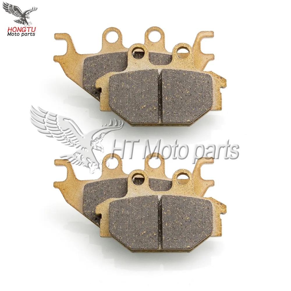 2 Pair Rear Brake Pads For Kawasaki Kaf 820 Mule Pro Kaf 1000 Dx Eps