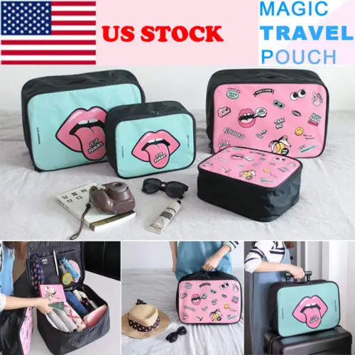 

US Womens Travel Cosmetic Makeup Bag Toiletry Case Storage Pouch Wash Organizer