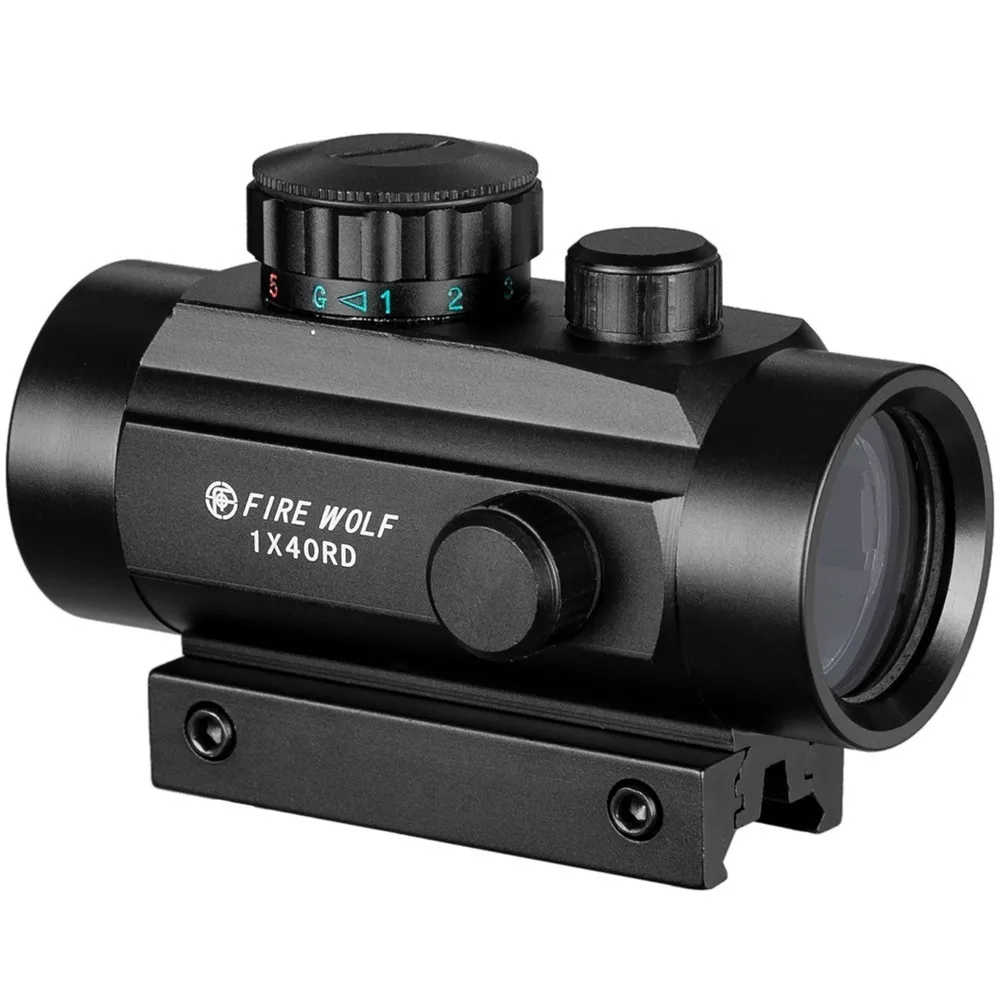 1x40 Hunting Riflescopes Tactical Holographic Red Dot Green 11mm/20mm Mount Optical Sight Rifle Gun Scope Airsoft Arma 1x40 Hunting Riflescopes Tactical Holographic Red Dot Green 11mm/20mm Mount Optical Sight Rifle Gun Scope Airsoft Arma