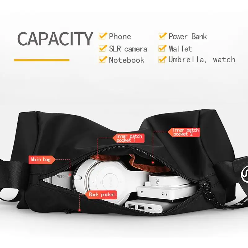  Heroic Knight Shoulder Bag Men's Korean Trend Messenger Bag Fashion Young Leisure Retro Casual Stre - 33002110925