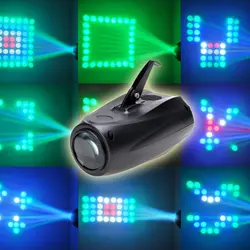 RGBW светодиодный светильник для сцены, портативный музыкальный Авто/голосовой проектор, лазерный светильник, дискотека, DJ, вечерние, для