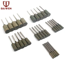 10Pcs 3-12mm Rubber Grinding Head Sesame Cylindrical Shape Polishing Burr Bit Derusting Mounted Point Rotary Abrasive Tools 10Pcs 3-12mm Rubber Grinding Head Sesame Cylindrical Shape Polishing Burr Bit Derusting Mounted Point Rotary Abrasive Tools