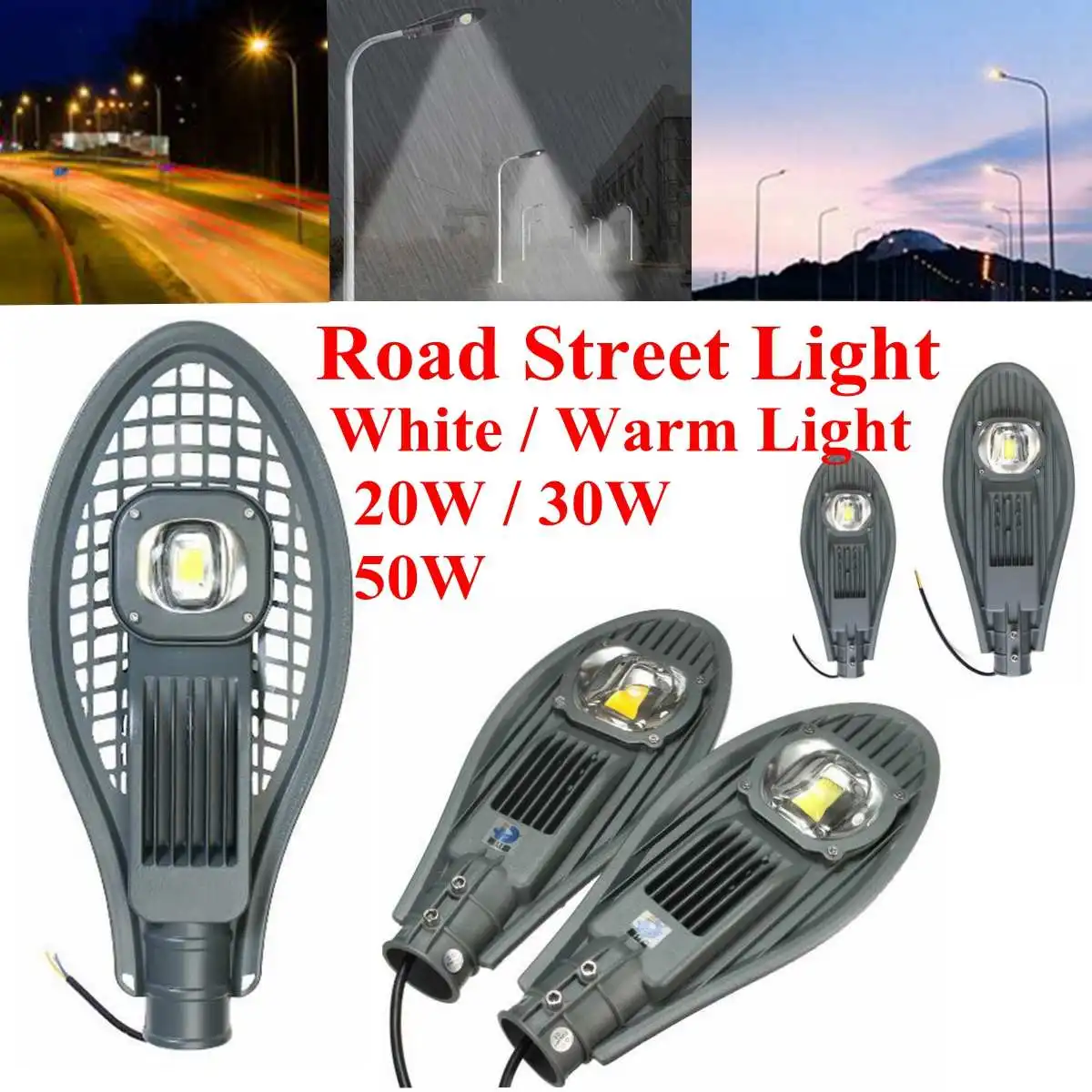

Waterproof Street Road Outdoor Yard Industrial Lamp Light COB Floodlight 220V 20/50W 220V IP65 for Park Sport Court Road Gard