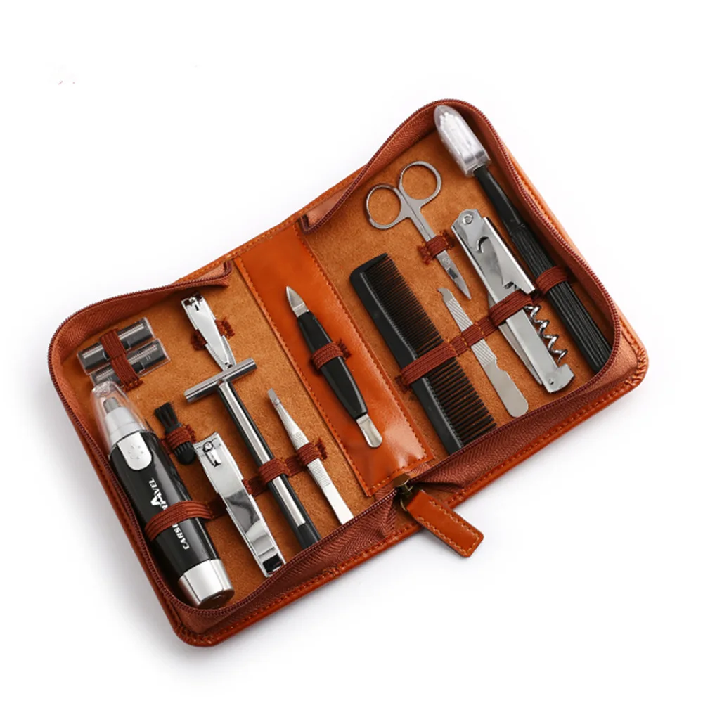 мужской несессер для бритья. Fw-101, zo, бритвенный набор (станок924r). набор dovo solingen 574056 чехол, щипчики 504006, пинцет 4573546, пилка 405356, т-образная бритва 9023001. несессер tatonka shaver kit. походный набор для бритья.