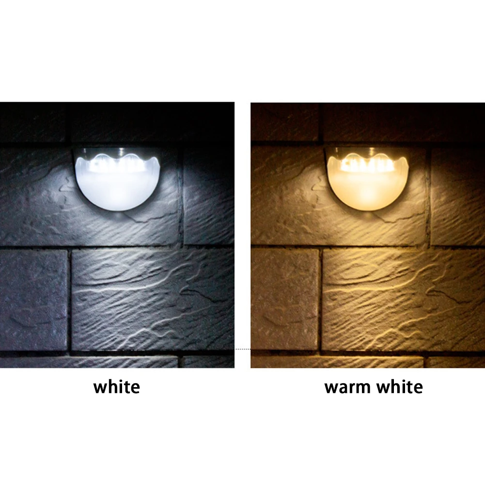 Solar Power recharges during day led Lights Outdoor Lamp Fence Wall Waterproof Garden Landscape Path Lighting Lamps