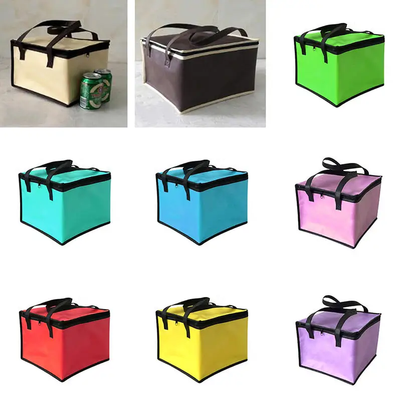 Large Non-Woven Thermal Insulation Package Lunch Bag Picnic Portable Container Bags Fresh Ice Cooler Carrier Food Insulated Bags