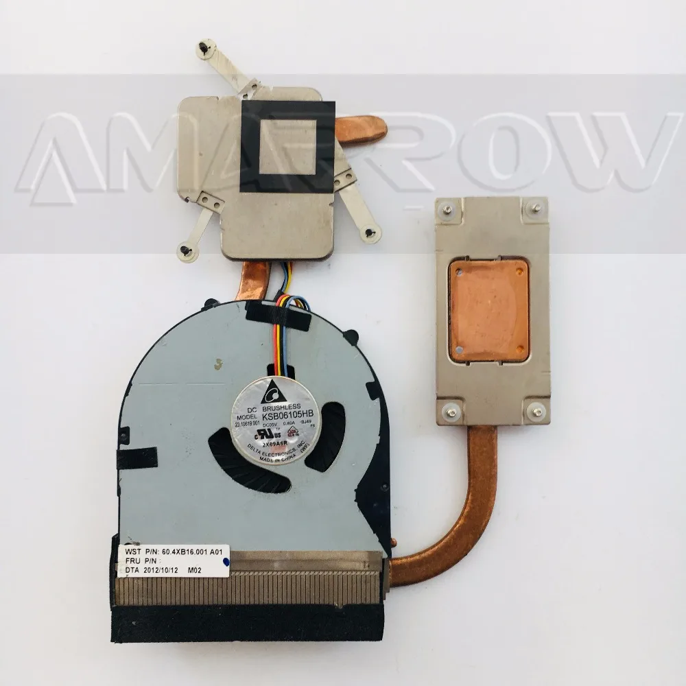Оригинальный охлаждающий вентилятор для процессора Lenovo V580 B580 B590 60.4XB16.001