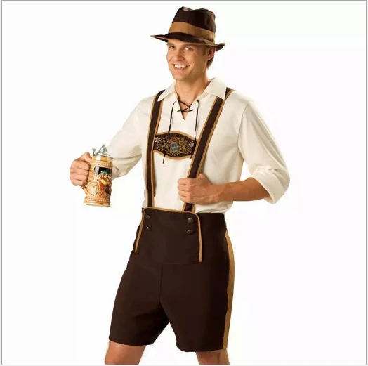 

Adult Man Germany Bavarian Carnival Farmer Cosplay The Munich Oktoberfest Costume Halloween Fancy Party