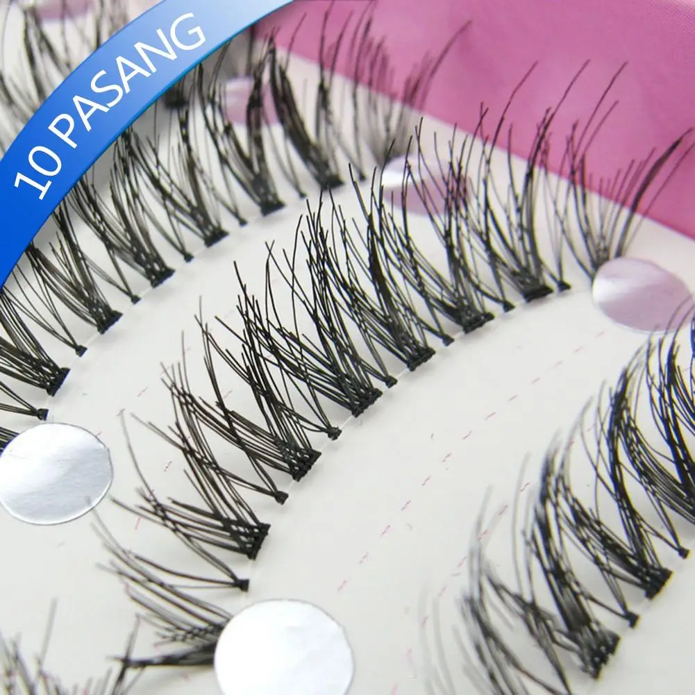10 Pairs Eyelash Eye Tail Elongated Eye Lashes Natural Short Fake Eyelashes Handmade Thick Eyelash 10 Pairs Eyelash Eye Tail Elongated Eye Lashes Natural Short Fake Eyelashes Handmade Thick Eyelash