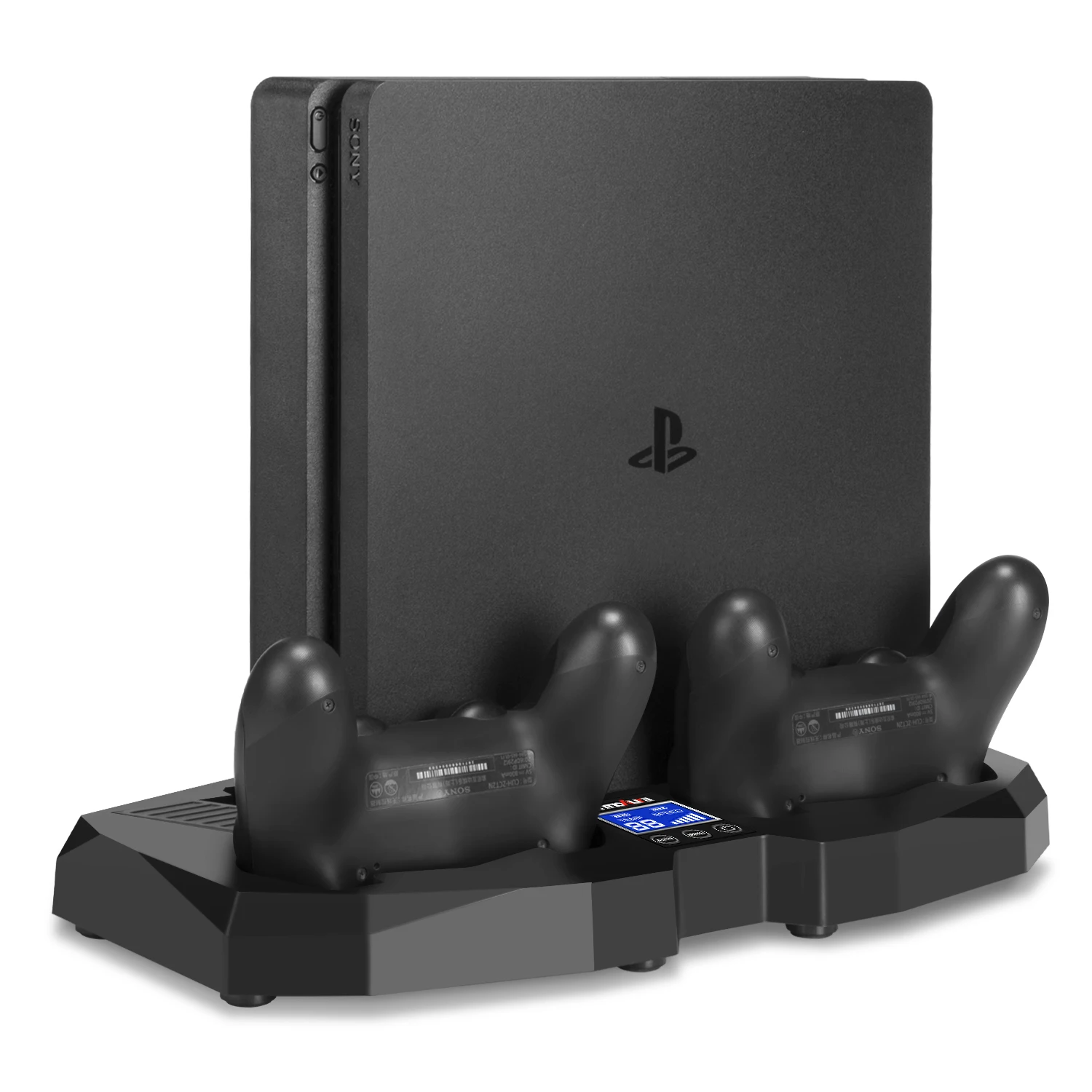

Vertical Stand Cooling Fan for PS4/PS4 Slim PS4 Pro Touch control panel Controller Charging Station Temperature Sensor for PS4