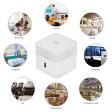 Мини фотоэлектрический датчик дыма 85dB громкий звук Предупреждение& светодиодный свет мигает встроенный 5 лет жизни Батарея дыма детектор сигналов тревоги