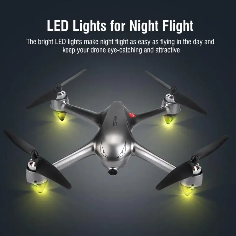 

B2SE 2.4GHz Brushless 5G WiFi FPV 1080P HD Camera Quadcopter GPS Altitude Hold 7.4V 1800mAh battery Six-axle RC Drone gift