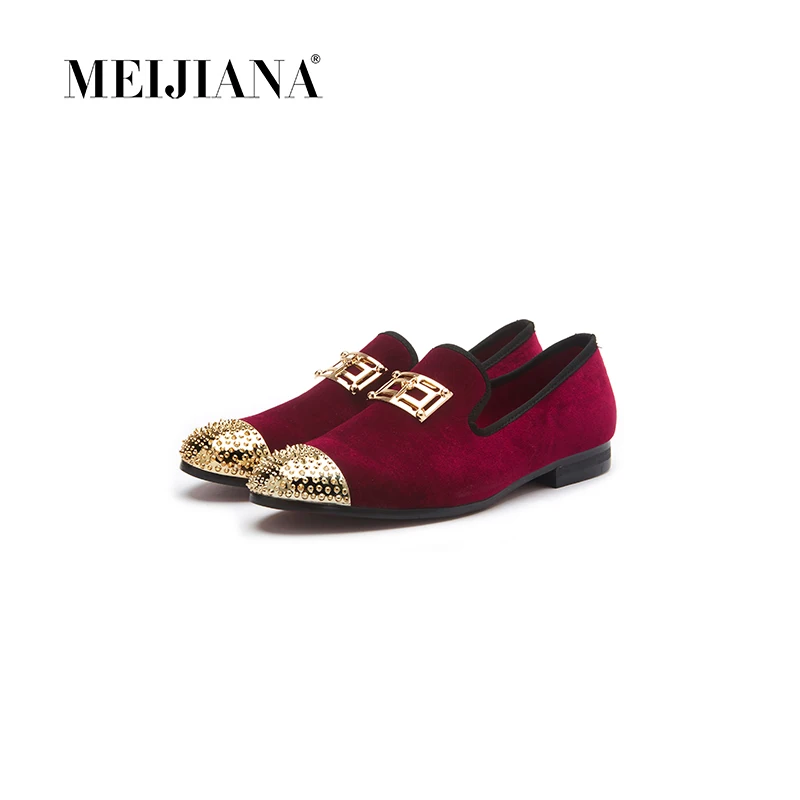Mocassins À Masculina Couro Primavera Design Feitos E vermelho Preto Italiano Calçados Homens Moda No Mão Sapatos Casuais Outono Meijiana De 76vzqv