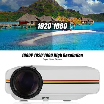 

1080P 130 in Projection Full HD Projector Home Theatre Enjoyment with Remote Control Diffuse Reflection Projector