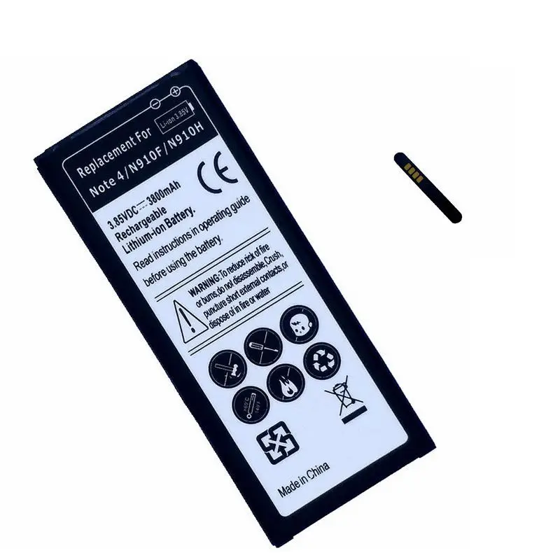 

EB-BN910BBE Internal for Samsung Galaxy Note 4 NOTE4 N910F N910 N910A Rechargeable Phone Battery Accumulator Bateria EB-BN910BBK