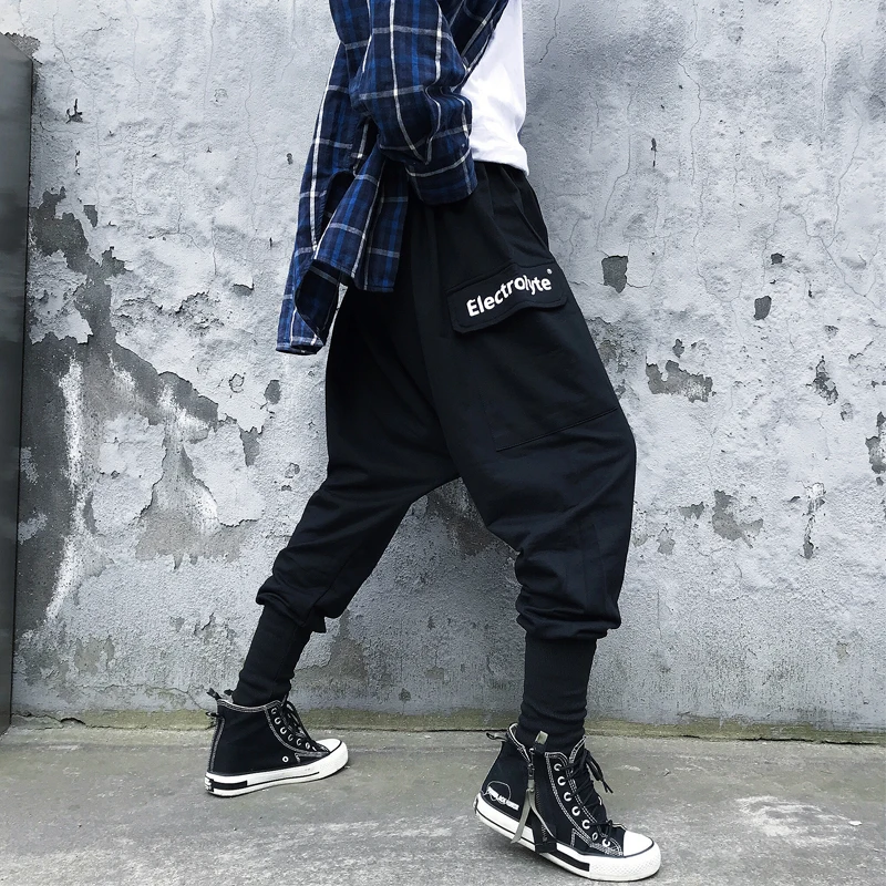 Men's Trousers 2019 Spring And Summer New Youth Popular Loose Big Hanging File Hip Hop Feet Pants Youth Casual Men's Clothing Men's Trousers 2019 Spring And Summer New Youth Popular Loose Big Hanging File Hip Hop Feet Pants Youth Casual Men's Clothing