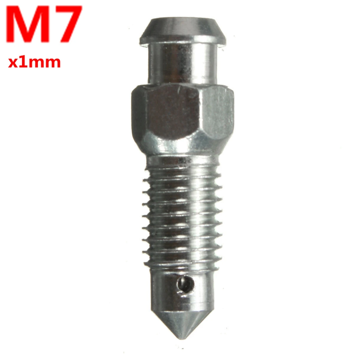 

2 pcs M7 x 1.00mm Motorcycle Motorbike Brake Braking Caliper Bleed Screw Nipple