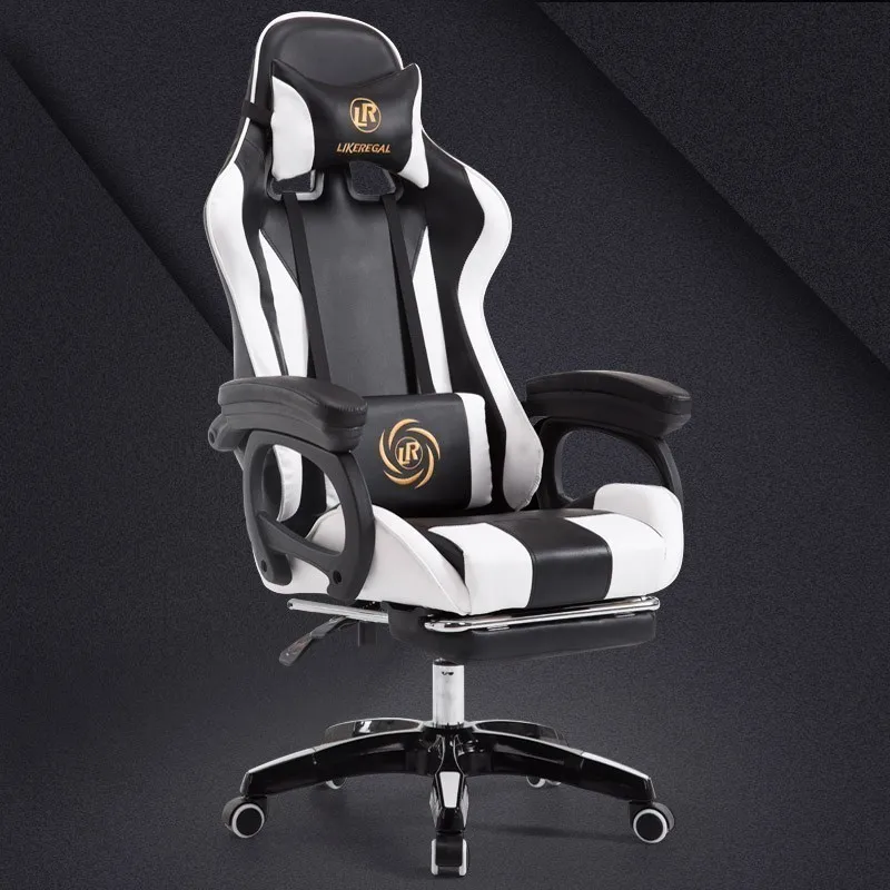 الجلود الاصطناعية الكمبيوتر المنزلية كراسي مكتب الأثاث لعبة الإنترنت LOL تدليك الترفيه الألعاب مريح راكع كرسي