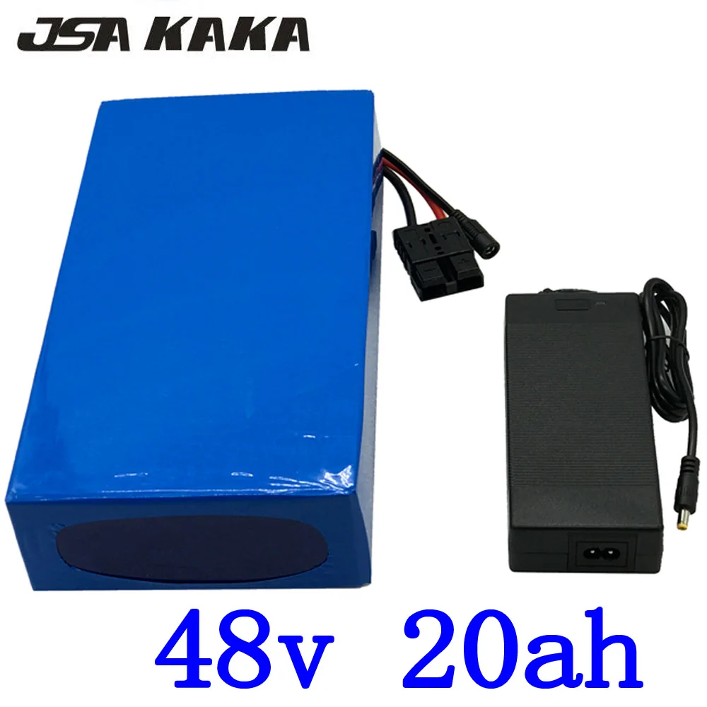 Clearance 1000W 2000W 48V 20AH electric bike battery 48V 20AH ebike battery 48V Lithium battery pack with 50A BMS and 54.6V 5A charger 0