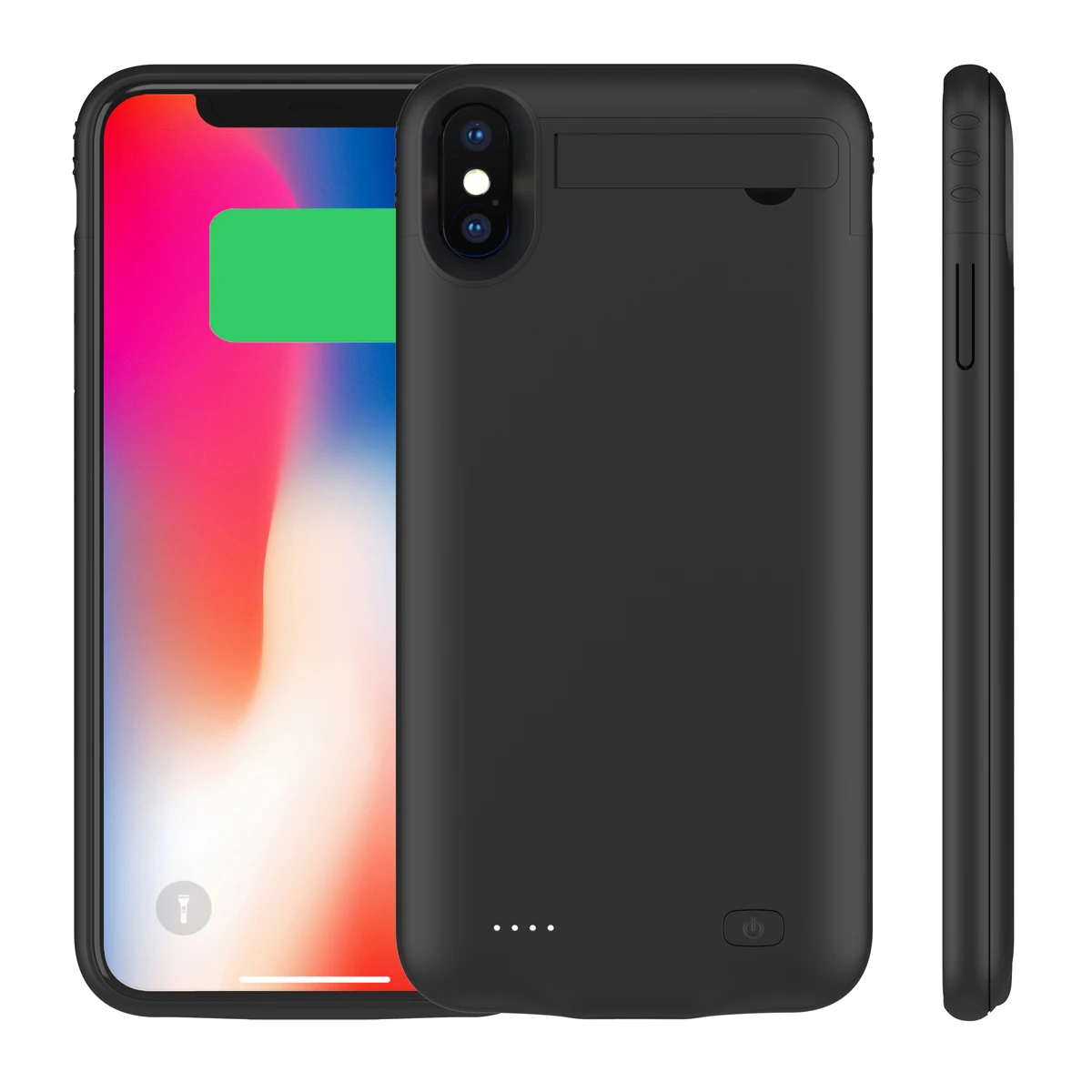 

For iPhone Xs Max Battery Charger Case 5200mAh Rechargeable Power Bank External Backup Charger Case For iPhone Xs Max