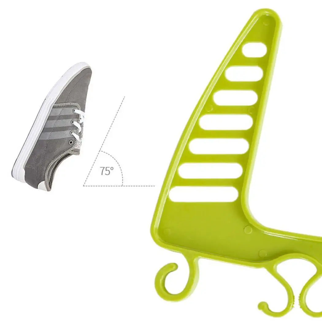 Balcony Insoles Solid Drying Rack Balcony Hanging Organizer Shoes 1 Hanger Holder Shoes etc Outdoor Piece Laundry Home