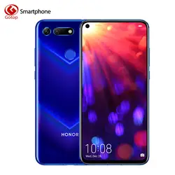 Оригинальный Смартфон Honor View 20 Honor V20 Android 9 6 Гб ram 128 ГБ rom поддержка сотового телефона NFC Быстрая зарядка мобильного телефона