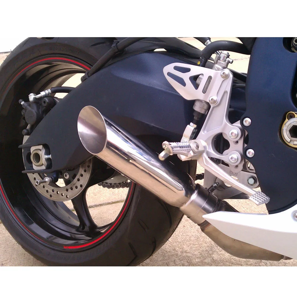 Мотоцикл без шнуровки выхлопная система для Suzuki GSXR1000 GSX R 1000 GSXR 2012 2016 средняя труба