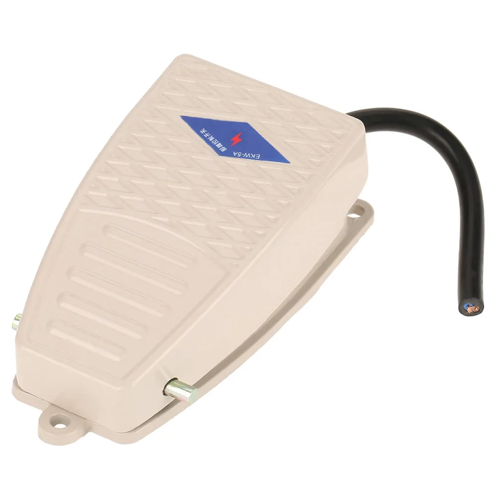 

EKW-5A-B Aluminum Housing Normally Open Momentary Control Foot Pedal Switch Foot Pedal Switch