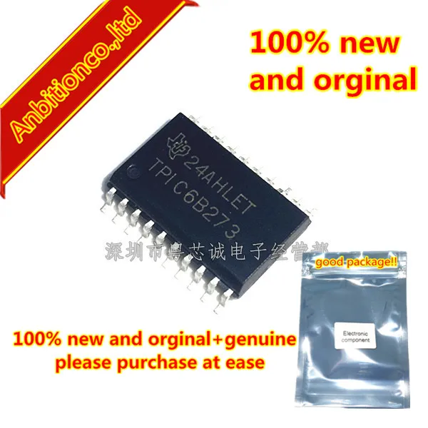 5 шт. 100% новый и оригинальный TPIC6B273DWR SOP-20 TPIC6B273 восемь мощных DMOS-транзисторных