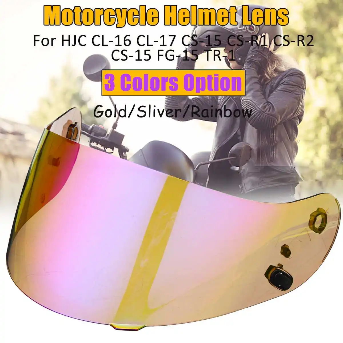 

Motorcycle Helmet visor for HJC CL-16 CL-17 CS-15 CS-R1 CS-R2 CS-15 FG-15 TR-1 Shield Parts original glasses motorbike Lens