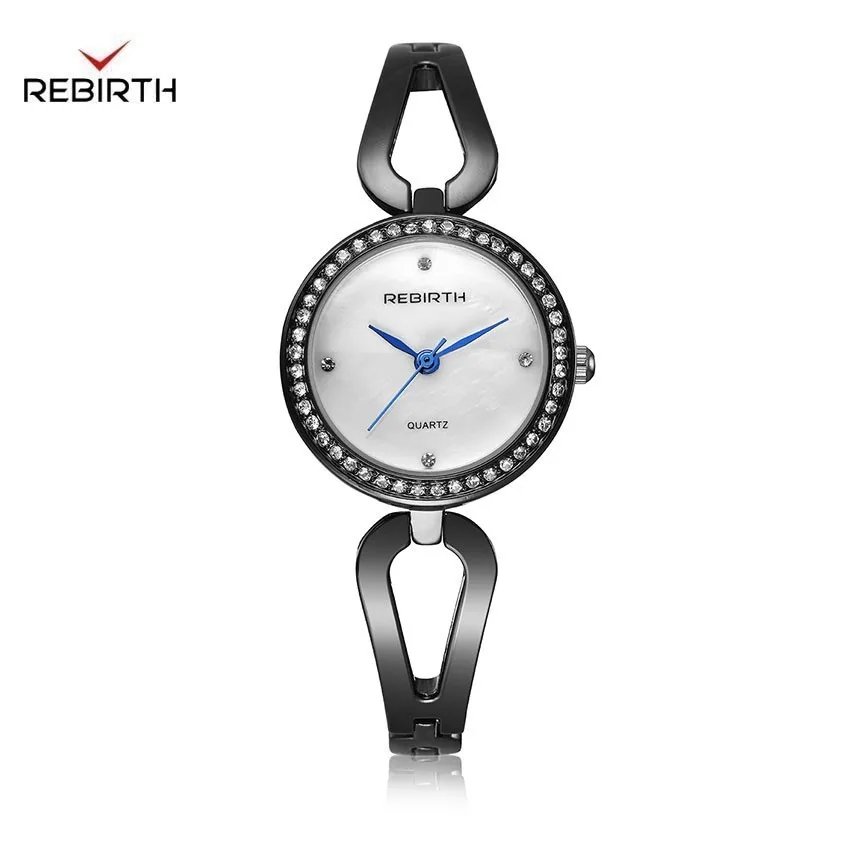 

Fashion Creative Black Bracelet Watches Ladies Crystal Stainless Steel Clock Famous Brands Women Wrist Watches Relogio Femininos