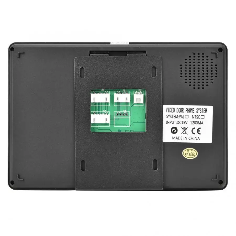 

Video Intercom 7in TFT LCD Wired Video Door Phone Doorbell Intercom System IR Night Vision