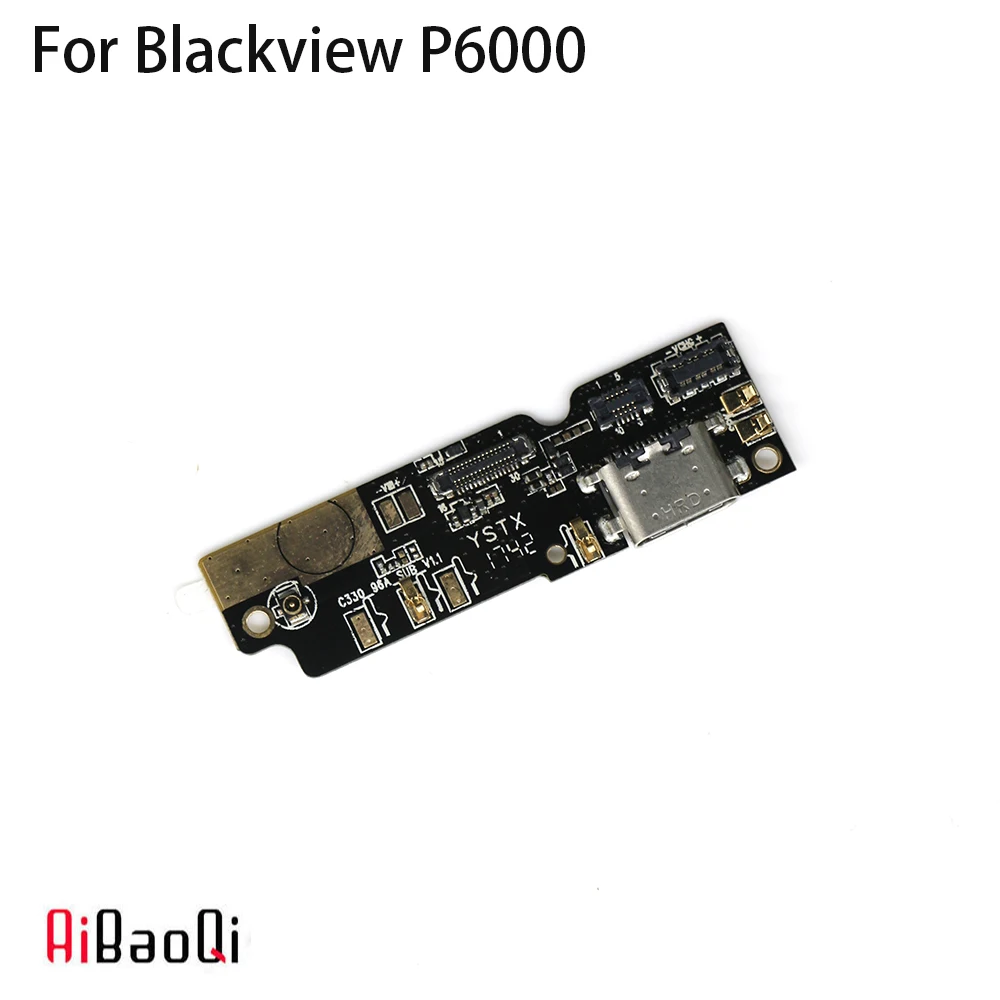 

AiBaoQi New Original usb plug charge board For Blackview P6000 Phone Flex Cables charging module cell phone Mini USB Port