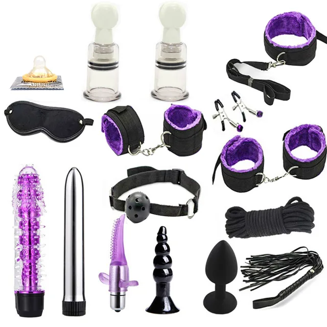 Vibrator & Anal Plugs Sex Kit