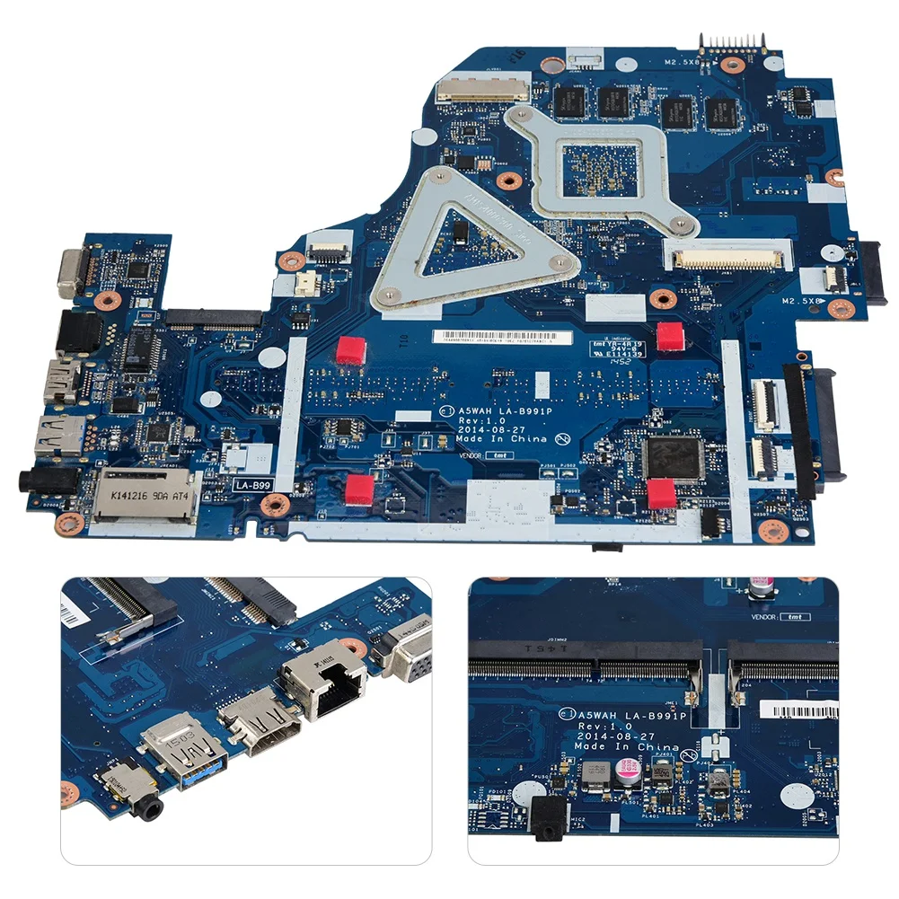 

E5-571 Laptop Motherboard for Intel i5-5200 Mainboard ABS+chip Material 2019 NEW