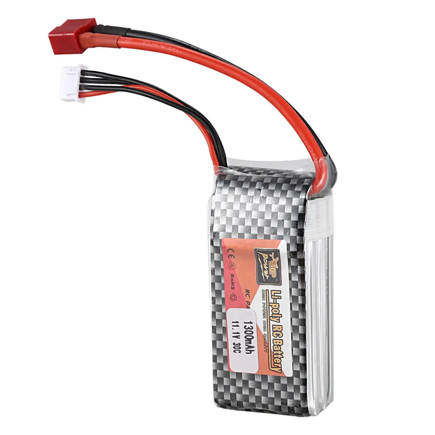 Zop Мощность 1300 мАч 11 1 В 30C 3 S P Lipo батарея T Plug перезаряжаемые для Rc Quadcopter автомобиль