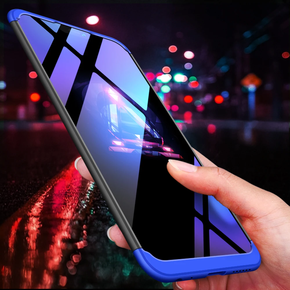 

LOVECOM 360 Degree Full Protect 3 in 1 Hard PC Shockproof Matte Phone Case For iPhone XS Max XR XS 6 6S 7 8 Plus X 5 5S SE Coque