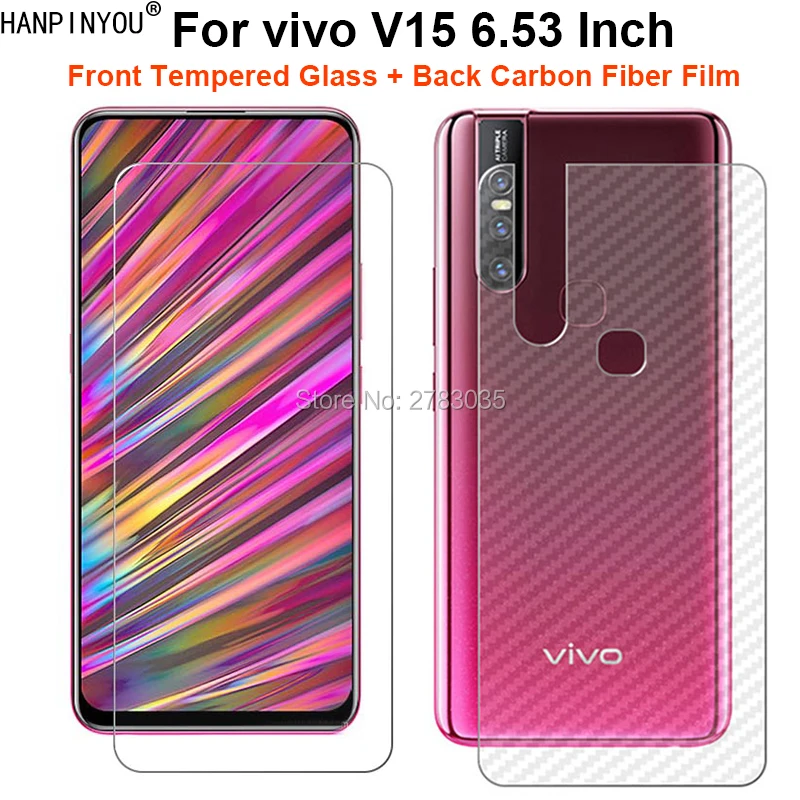 1 комплект = мягкая задняя пленка из углеродного волокна для vivo V15 6 53 &quot+