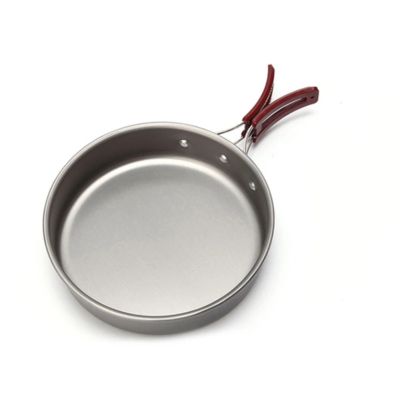 

VIM Outdoor Camping Pan Portable Outdoor Cookware Aluminum Non-stick Pan Cooking Frying Pan Camping Picnic Hiking Utensils
