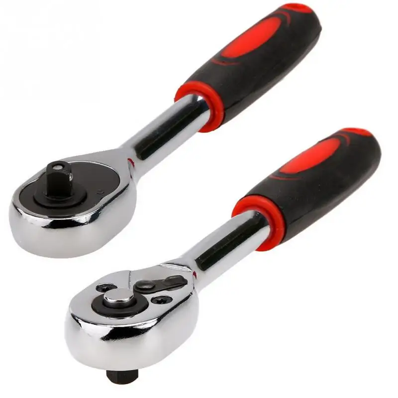 1/4" Ratchet Wrench High Torque A Type Wrench for Socket 24 Teeth Quick