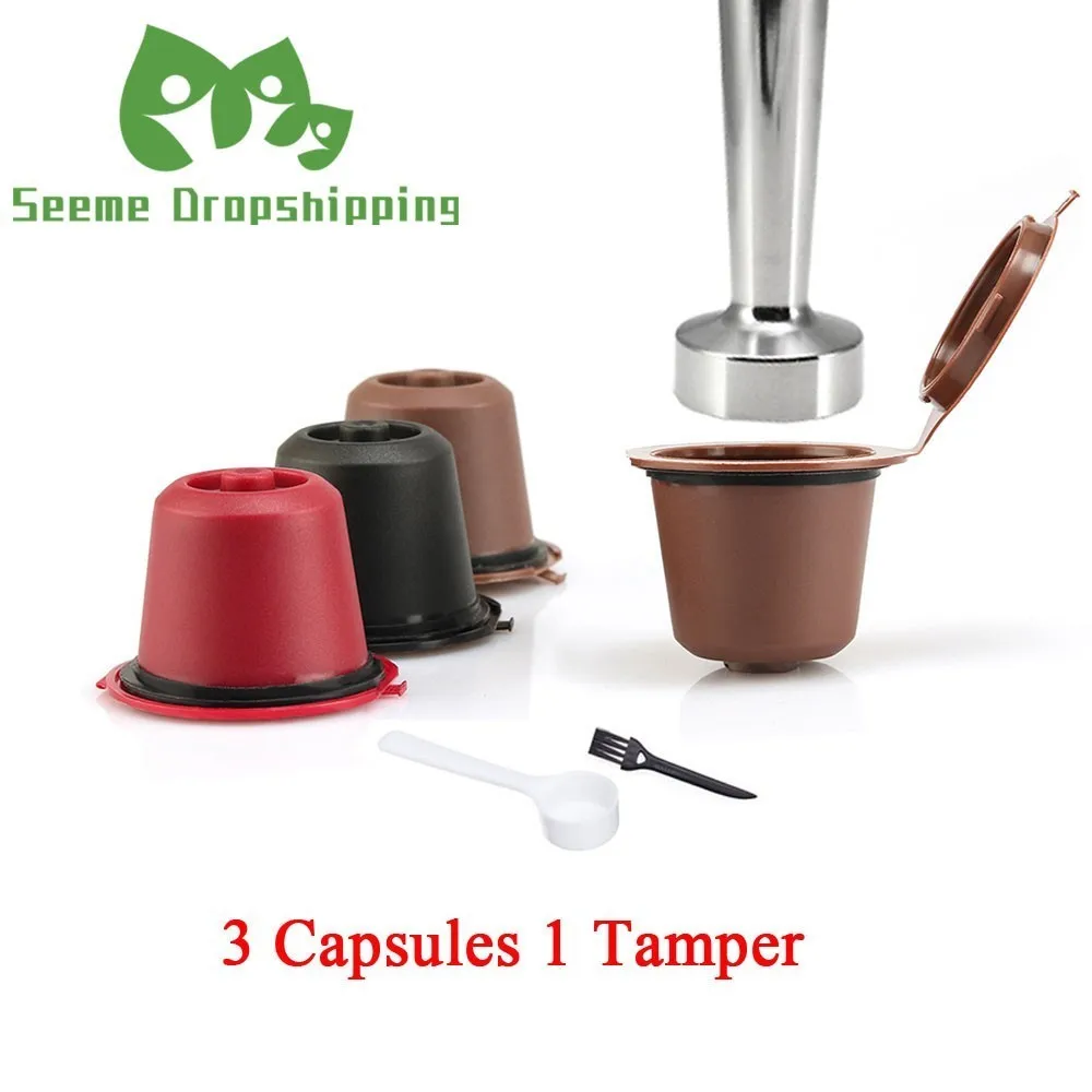 3 кофейных фильтра 1 Темпер Nespresso многоразовые капсулы для кафе Recargables Nespresso запасная чашка кофейные стручки Набор для вскрытия